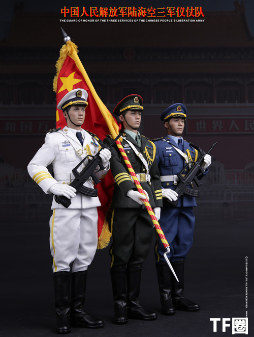 damtoys 中国人民解放军 - 陆海空三军仪仗队