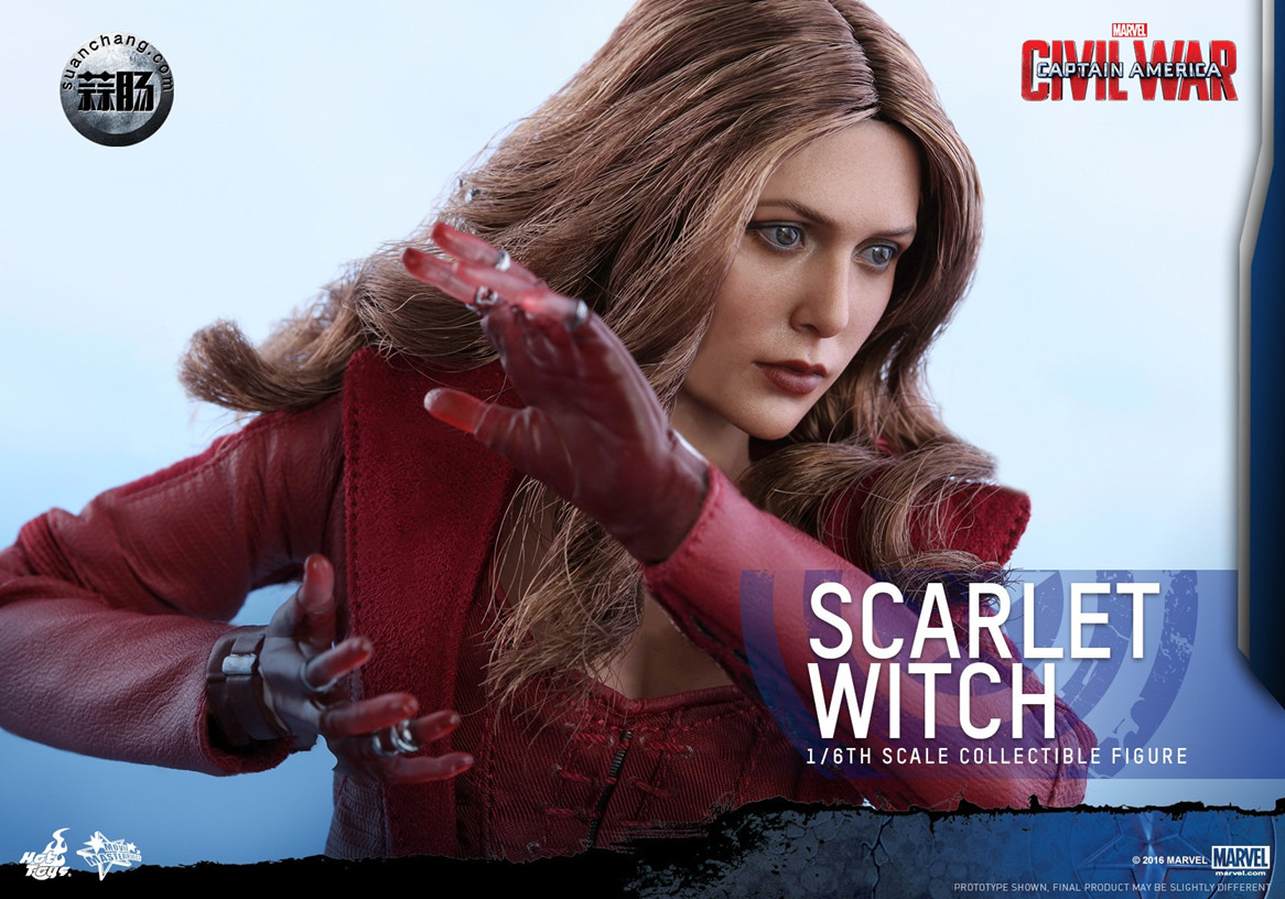 hottoys 新品:《美国队长3:内战》- scarlet witch/绯红女巫 3.