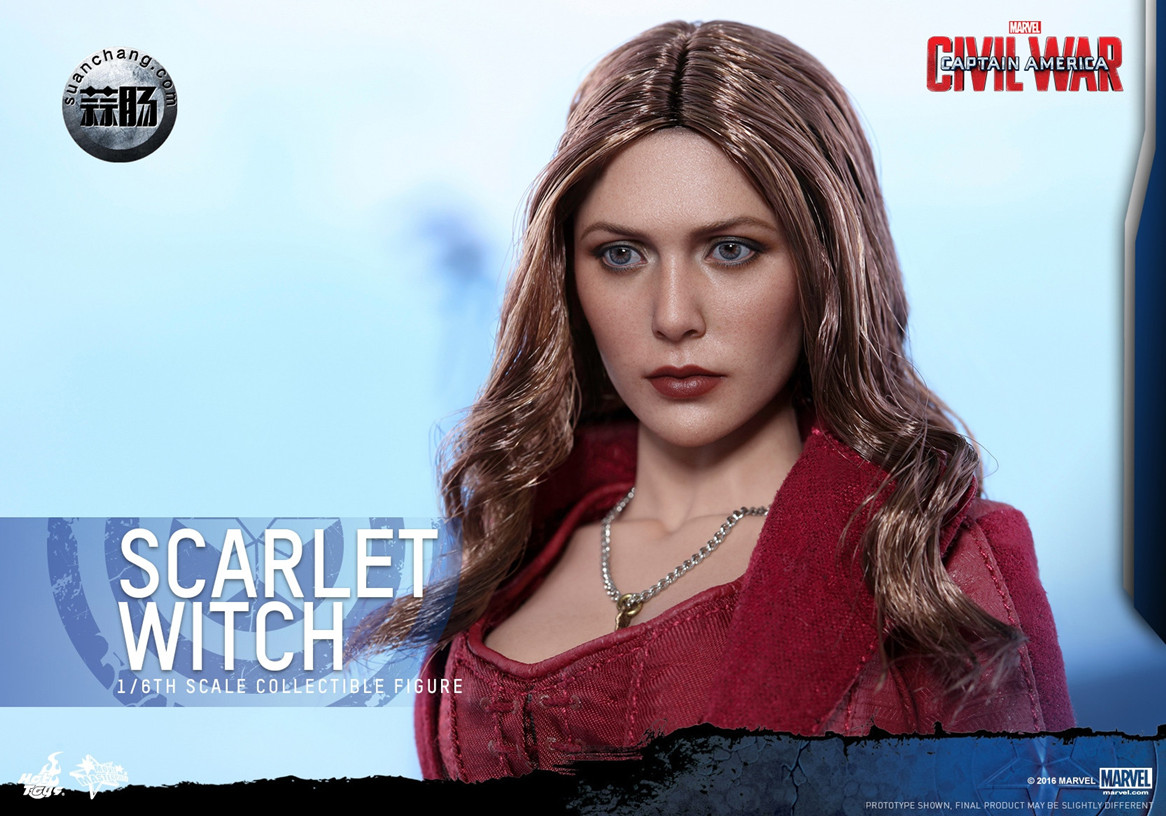 hottoys 新品:《美国队长3:内战》- scarlet witch/绯红女巫 3.