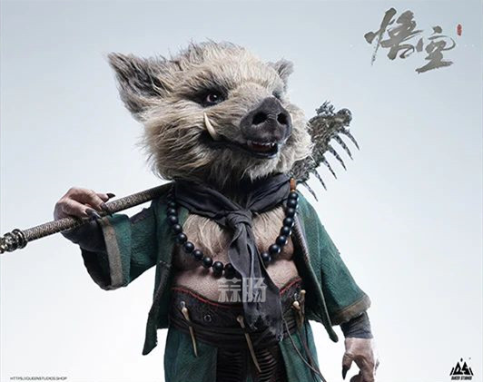 神使「猪」 Queen Studios推出《黑神话：悟空》猪八戒1/3雕像-雕像-蒜肠网