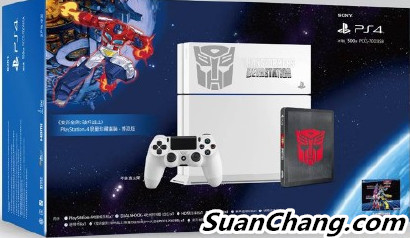 索尼三月将在中国发售变形金刚主题的PS4限定主机 1.jpg