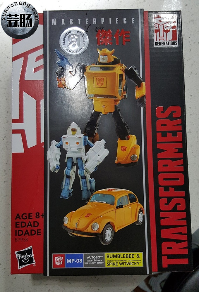 孩之宝mp杰作系列新品--mp08大黄蜂和斯派克