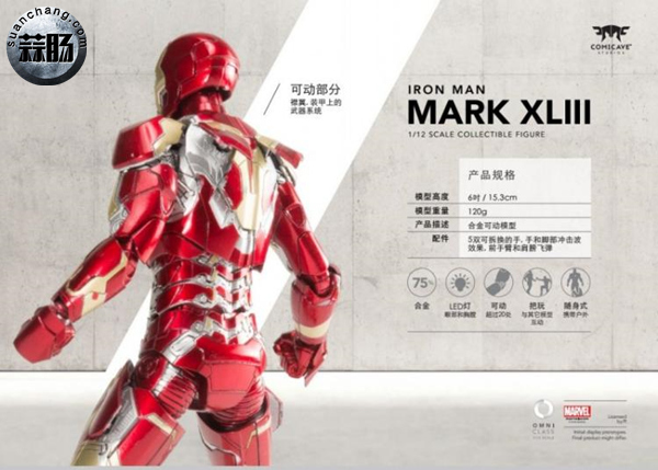 Comicave新品——超合金钢铁侠MK43可动人偶 5.jpg
