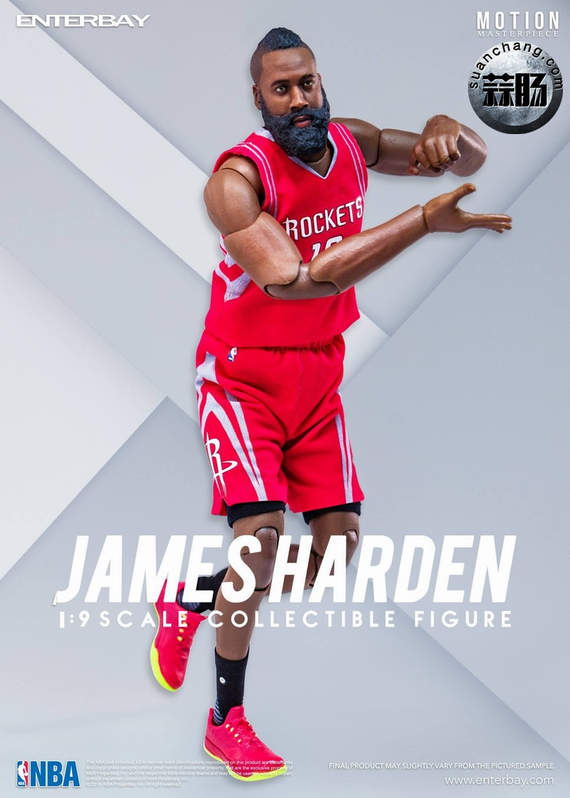 Enterbay 新品NBA球星系列- James Harden詹姆斯·哈登 7.jpg