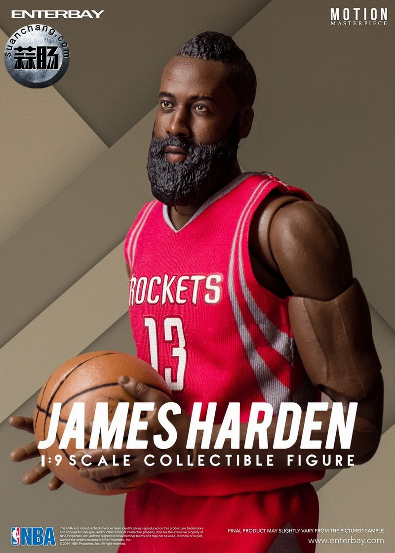 Enterbay 新品NBA球星系列- James Harden詹姆斯·哈登 8.jpg