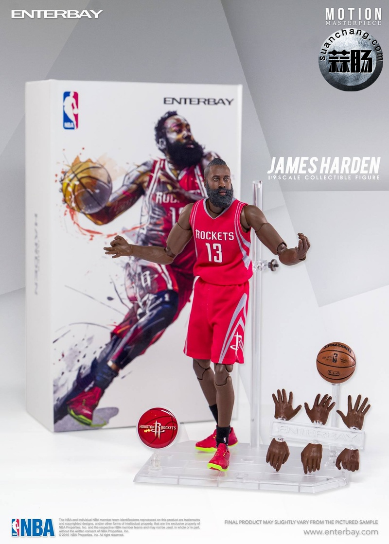 Enterbay 新品NBA球星系列- James Harden詹姆斯·哈登 9.jpg