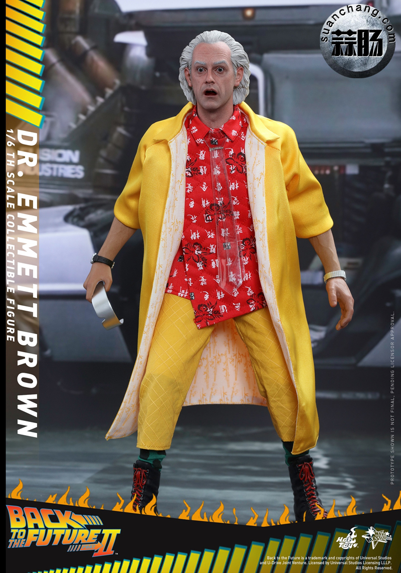 hottoys新品mms380回到未来2布朗博士