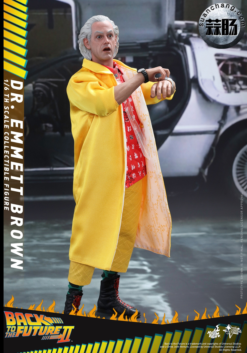 hottoys新品mms380回到未来2布朗博士