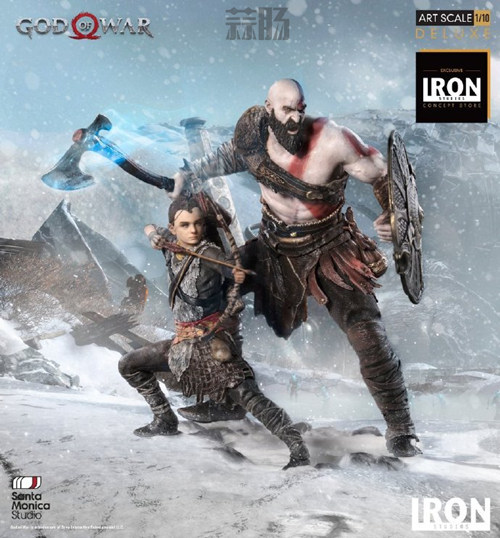 Iron Studios 发布《战神》奎托斯和阿特柔斯雕像官图 4.jpg