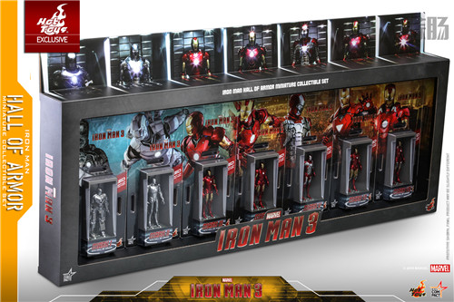 Hot Toys - Iron Man 3 - Iron Man Hall of Armor Miniature Collectible Set - PR2.jpg