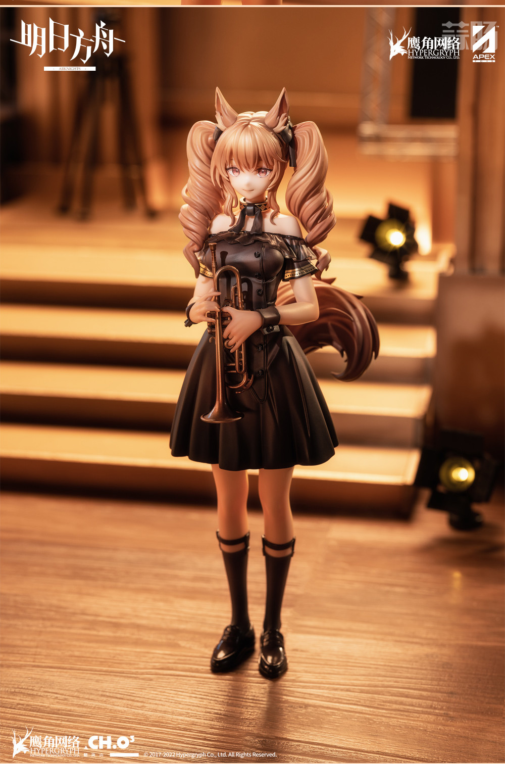 APEX-TOYS推出《明日方舟》安洁莉娜前航远歌Ver.1/7手办-静态模型-蒜肠网