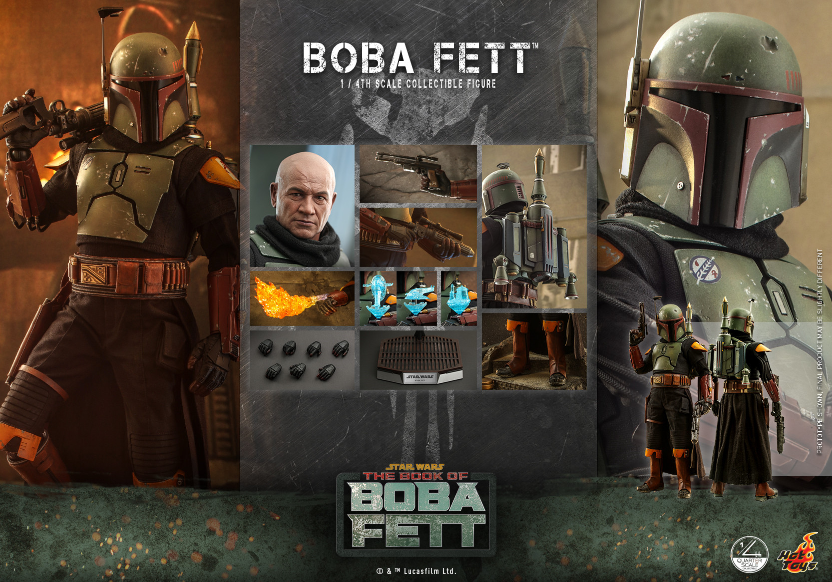 Hot Toys - The Book of Boba Fett - 1-4 Boba Fett collectible figure_PR17.jpg