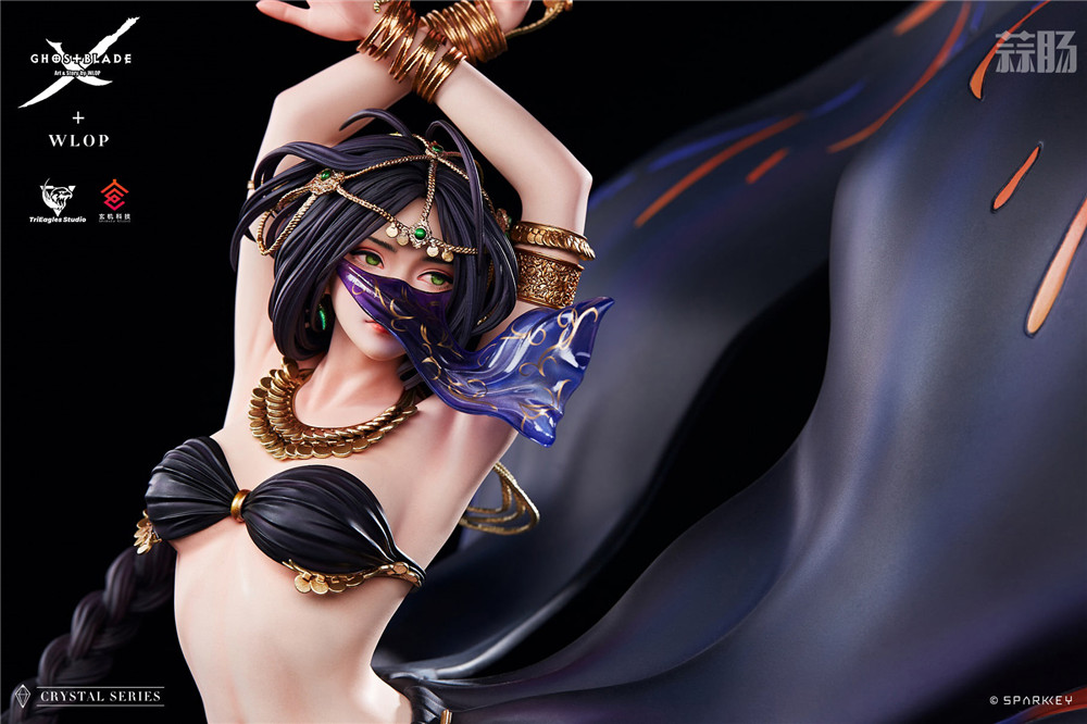 TriEagles Studio推出《鬼刀》风铃蝶舞1/4雕像-静态模型-蒜肠网