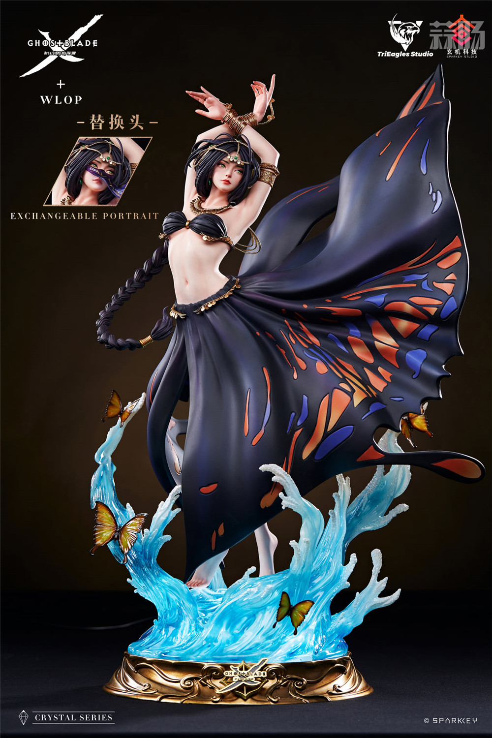 TriEagles Studio推出《鬼刀》风铃蝶舞1/4雕像-静态模型-蒜肠网