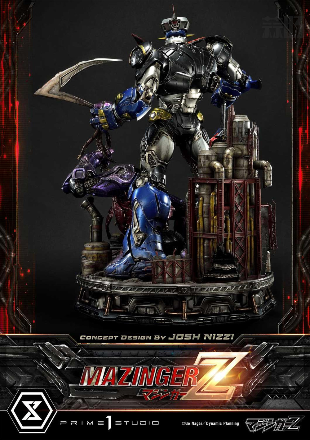 P1S推出UDMMZ-01《魔神Z》魔神Z by Josh Nizzi 雕像-雕像-蒜肠网