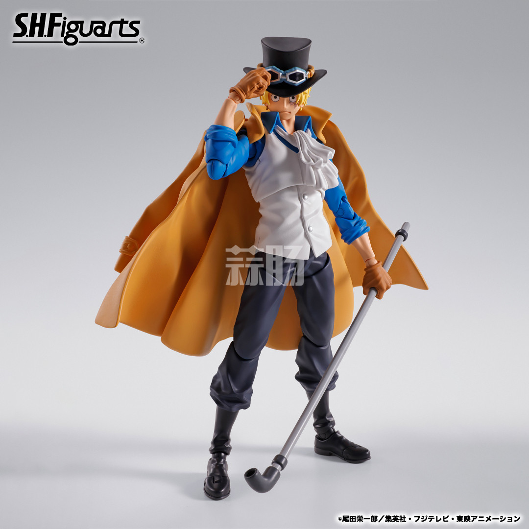 万代推出SHF《海贼王》萨博-革命军参谋总长-可动人偶-模型玩具-蒜肠网