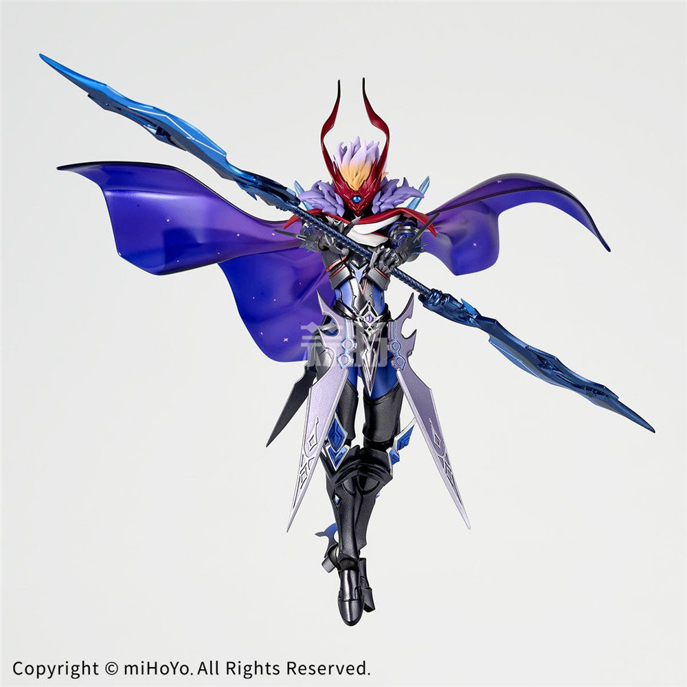 海洋堂推出转轮科技《原神》达达利亚“公子”魔王武装可动人偶-模型玩具