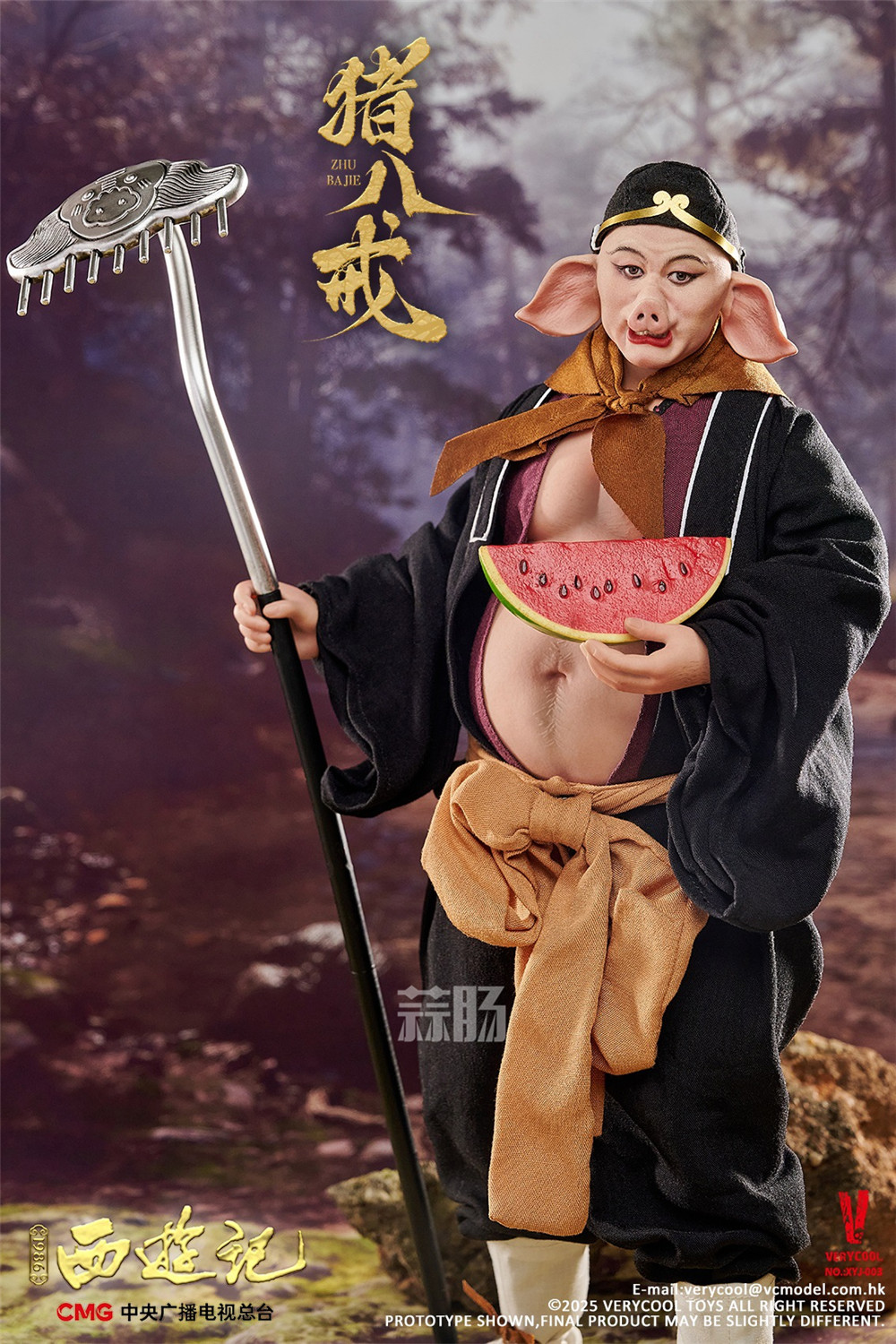 威酷模玩推出央视86版《西游记》猪八戒1/6可动人偶-模型玩具-蒜肠网