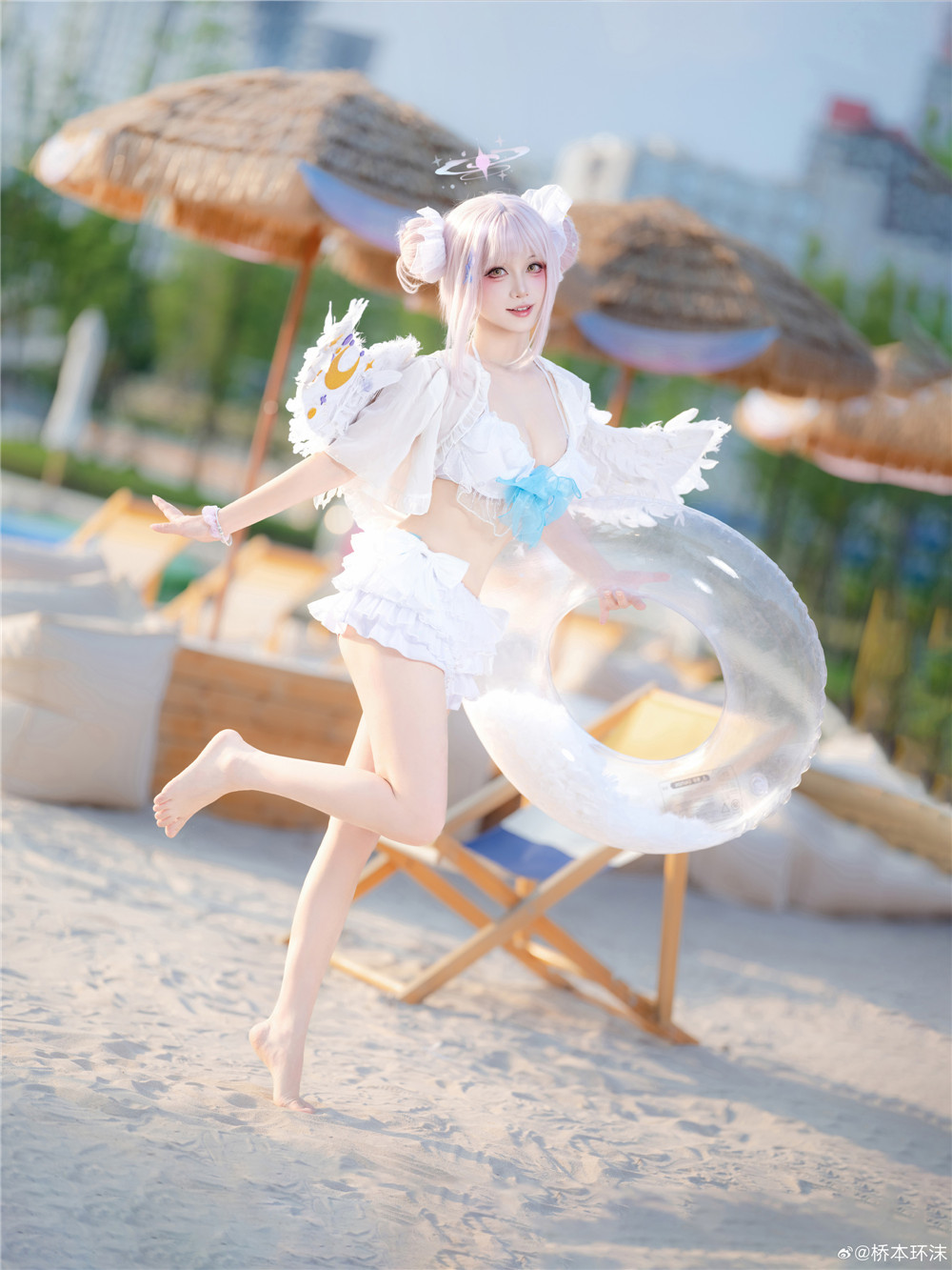 《蔚蓝档案》圣园未花Cosplay WB:桥本环沫